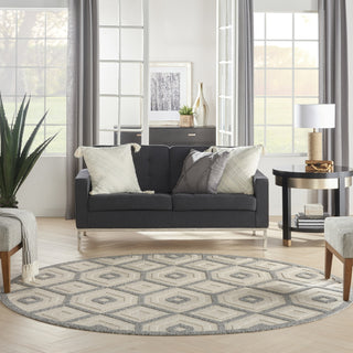 Nourison Cozumel CZM02 Cream Area Rug Room Image Feature