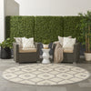 Nourison Cozumel CZM02 Cream Area Rug Room Image Feature