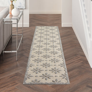 Nourison Cozumel CZM03 Cream Area Rug Corner Image