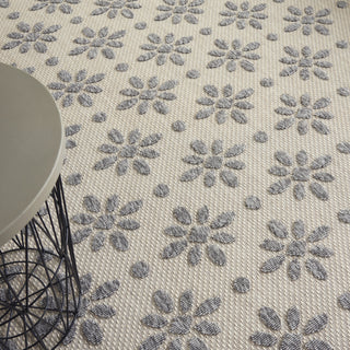 Nourison Cozumel CZM03 Cream Area Rug Corner Image