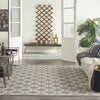 Nourison Cozumel CZM03 Cream Area Rug Corner Image