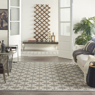 Nourison Cozumel CZM03 Cream Area Rug Corner Image