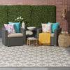 Nourison Cozumel CZM03 Cream Area Rug Room Image Feature