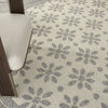 Nourison Cozumel CZM03 Cream Area Rug Corner Image