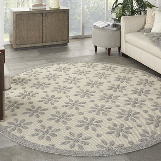 Nourison Cozumel CZM03 Cream Area Rug Corner Image