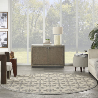 Nourison Cozumel CZM03 Cream Area Rug Room Image Feature