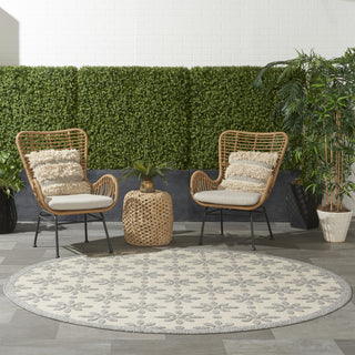 Nourison Cozumel CZM03 Cream Area Rug Room Image Feature