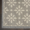 Nourison Cozumel CZM03 Grey Area Rug Detail Image