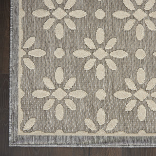 Nourison Cozumel CZM03 Grey Area Rug Detail Image