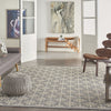 Nourison Cozumel CZM03 Grey Area Rug Room Image Feature