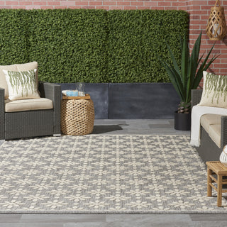 Nourison Cozumel CZM03 Grey Area Rug Room Image Feature