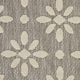 Nourison Cozumel CZM03 Grey Area Rug Swatch Image