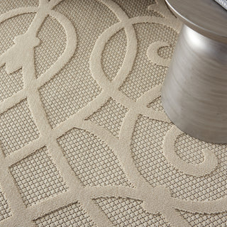 Nourison Cozumel CZM04 Cream Area Rug Corner Image