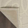 Nourison Cozumel CZM04 Cream Area Rug Corner Image