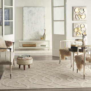Nourison Cozumel CZM04 Cream Area Rug Room Image Feature
