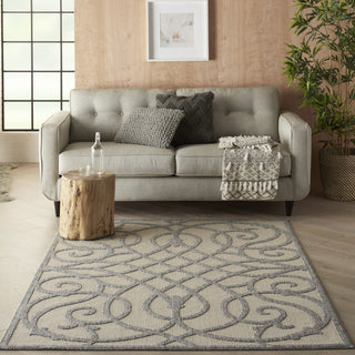 Nourison Cozumel CZM04 Cream Area Rug Corner Image