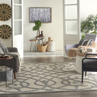 Nourison Cozumel CZM04 Cream Area Rug Room Image Feature