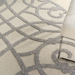 Nourison Cozumel CZM04 Cream Area Rug Corner Image