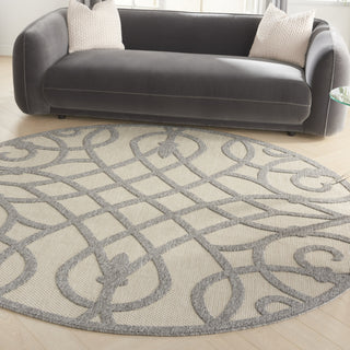 Nourison Cozumel CZM04 Cream Area Rug Corner Image