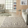Nourison Cozumel CZM04 Grey Area Rug Corner Image