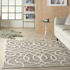 Nourison Cozumel CZM04 Grey Area Rug Room Image Feature