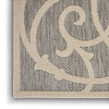 Nourison Cozumel CZM04 Grey Area Rug Texture Image