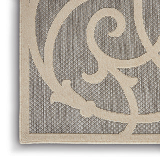 Nourison Cozumel CZM04 Grey Area Rug Texture Image