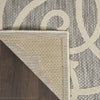 Nourison Cozumel CZM04 Grey Area Rug Corner Image