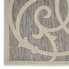 Nourison Cozumel CZM04 Grey Area Rug Texture Image