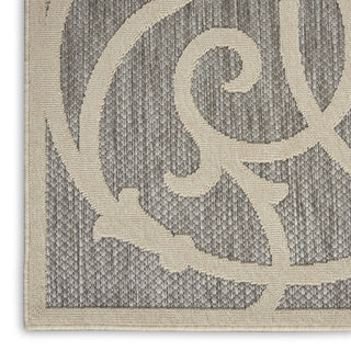 Nourison Cozumel CZM04 Grey Area Rug Texture Image