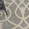 Nourison Cozumel CZM04 Grey Area Rug Corner Image