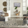 Nourison Cozumel CZM04 Grey Area Rug Room Image Feature