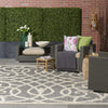 Nourison Cozumel CZM04 Grey Area Rug Room Image Feature