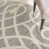 Nourison Cozumel CZM04 Grey Area Rug Corner Image