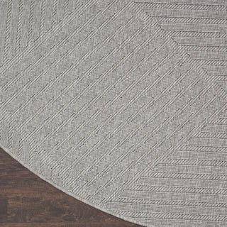 Nourison Cozumel CZM05 Light Grey Area Rug Detail Image