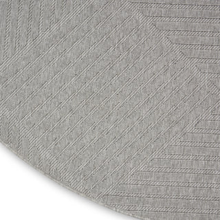 Nourison Cozumel CZM05 Light Grey Area Rug Texture Image