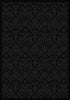 Joy Carpets Any Day Matinee Damascus Black Area Rug