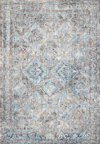 Loloi II Dante DN-03 Granite/Light Blue Area Rug Main Image