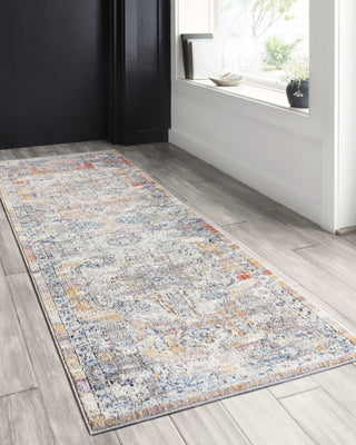 Loloi II Dante DN-06 Natural/Sunrise Area Rug Lifestyle Image Feature