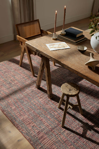 Loloi Daphne DAP-04 Raspberry/Silver Area Rug Main Image