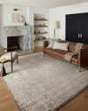 Loloi II Darby DAR-04 Ivory/Stone Area Rug Lifestyle Image Feature