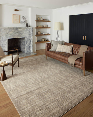 Loloi II Darby DAR-07 Pebble/Sand Area Rug Lifestyle Image Feature