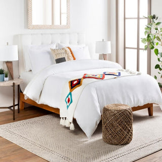 Livabliss Dawson DAW-2000 White Bedding Style Shot Feature
