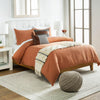 Livabliss Dawson DAW-2003 Rust Bedding Style Shot Feature