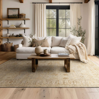 Karastan Sundar Dayalu Silver Area Rug Lifestyle Image Feature