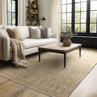 Karastan Sundar Dayalu Silver Area Rug Lifestyle Image Feature