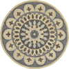 LR Home Dazzle 54054 Gray Area Rug 4' 0'' Round Image
