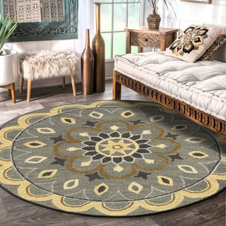 LR Home Dazzle 54055 Gray Area Rug Lifestyle Image