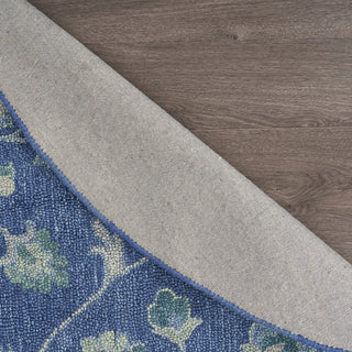 LR Home Dazzle 54063 Blue Area Rug Backing Image