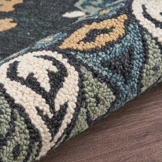 LR Home Dazzle Charcoal Paradise Area Rug Pile Image